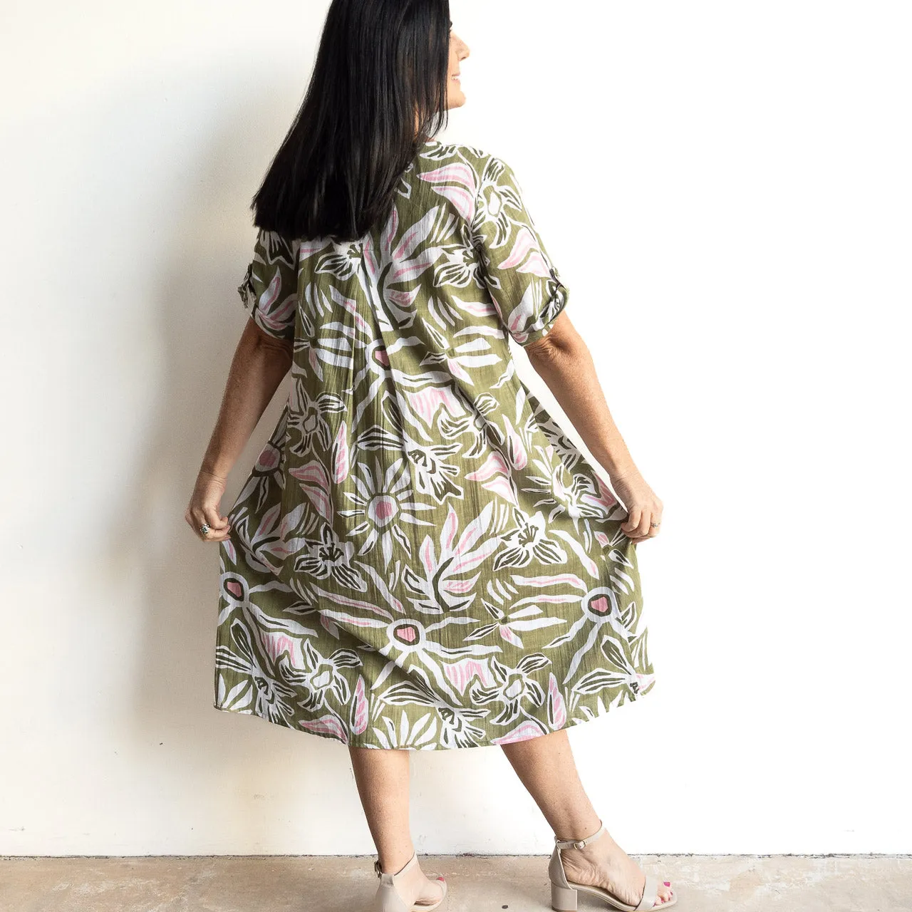 Picnic Perfect Smock Dress - Jungle Flower