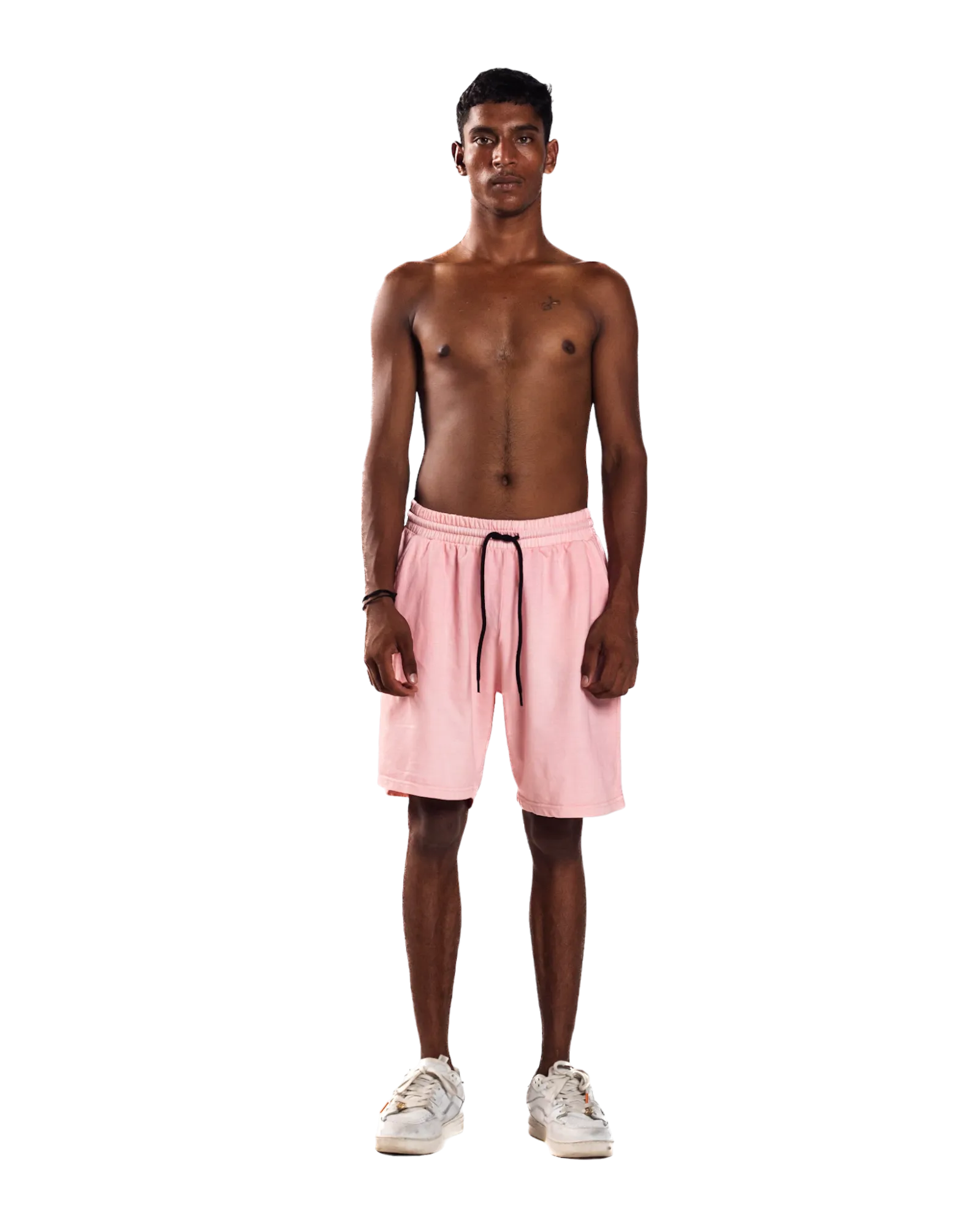 PINK LOGO SHORTS