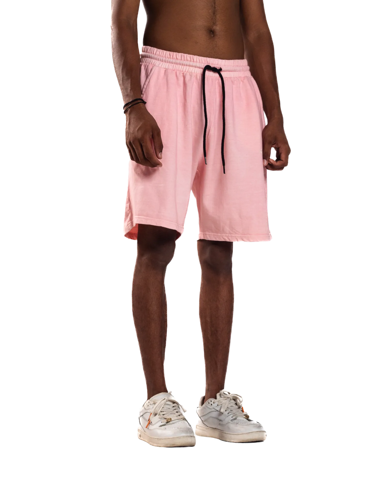 PINK LOGO SHORTS