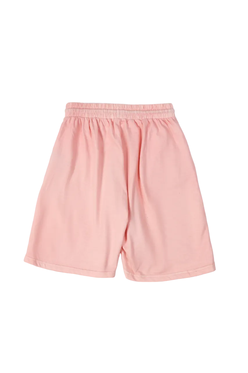 PINK LOGO SHORTS