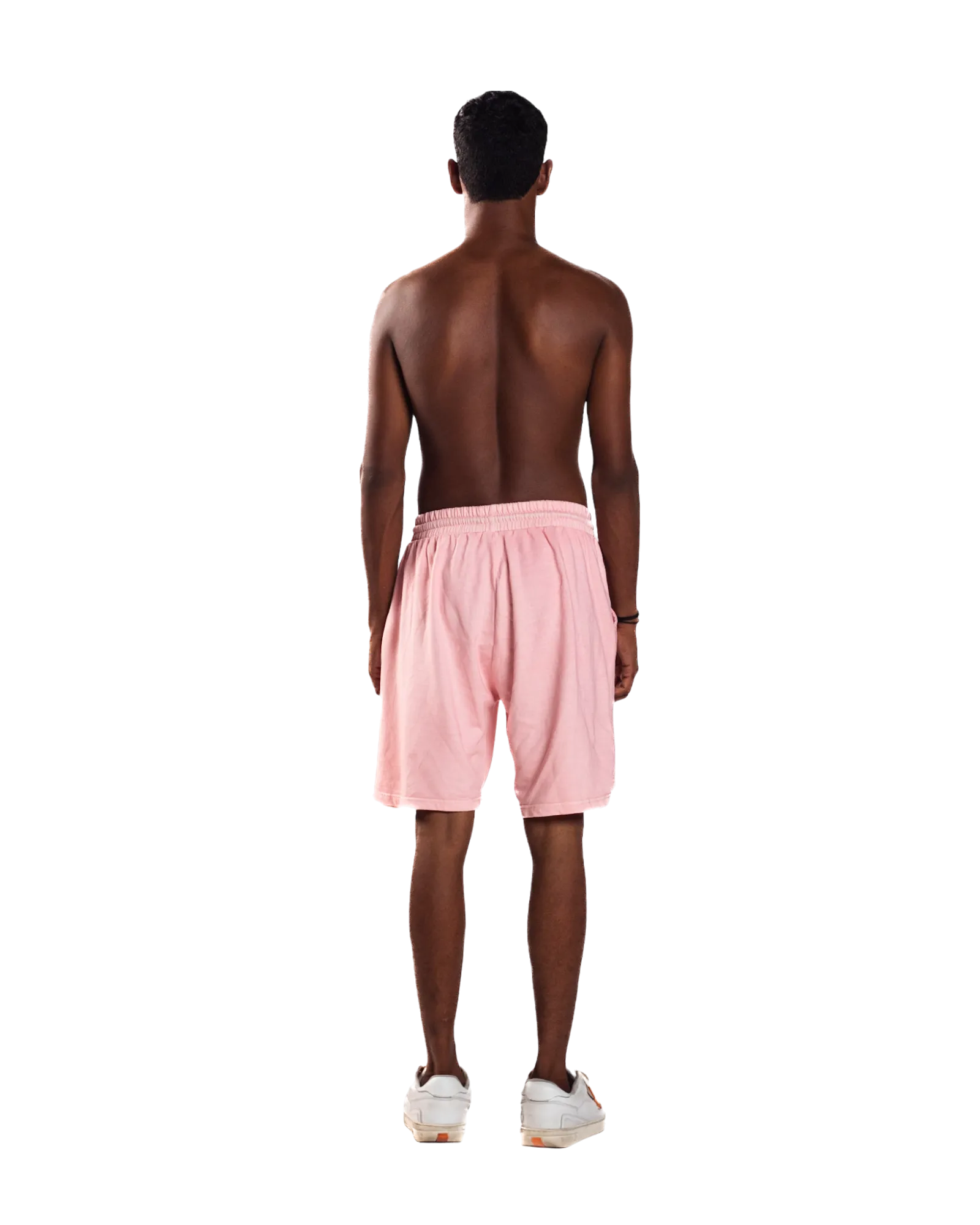 PINK LOGO SHORTS