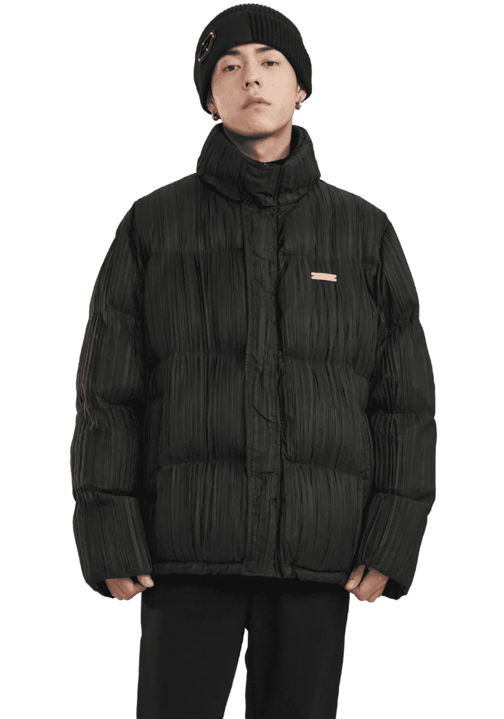 Pleated Corrugated Down Jacket