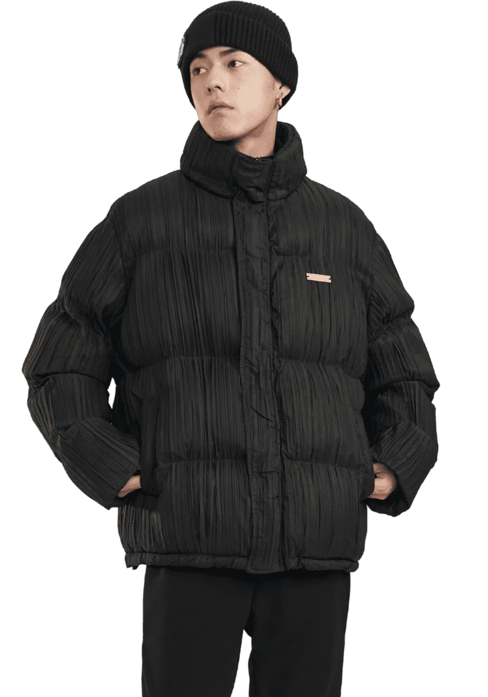 Pleated Corrugated Down Jacket