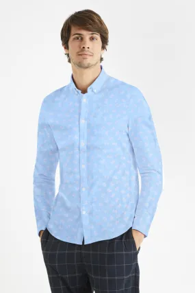 Polo Republica Men's Bow Printed Casual Shirt