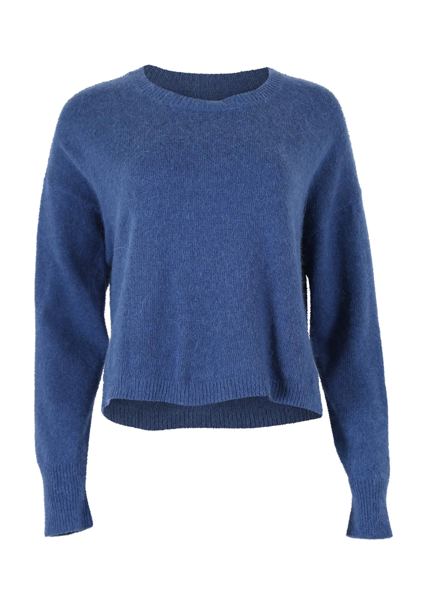 Portland Sweater Cobalt Blue in Angora