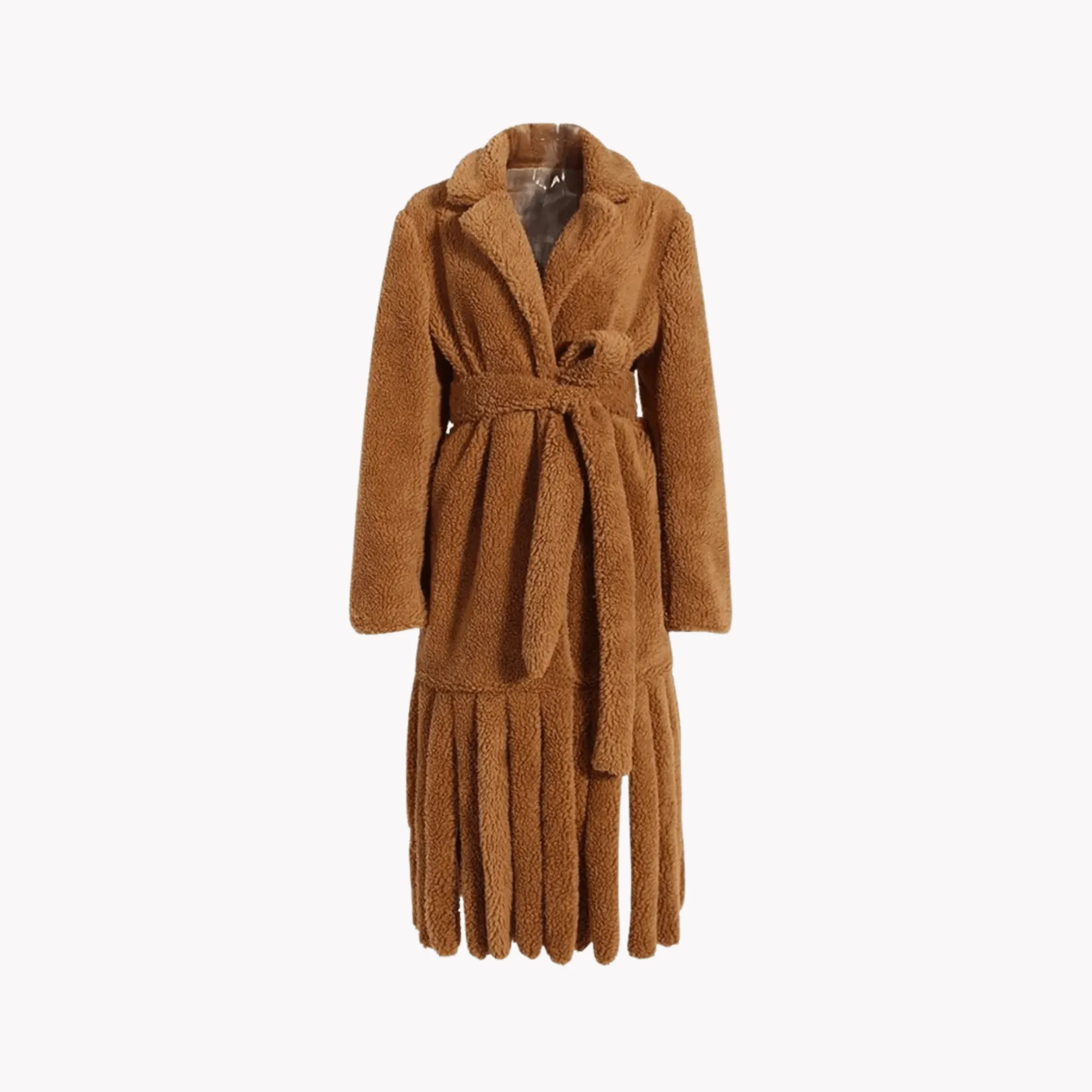 Pre Order:  Faux Fur Fringe Coat - @mocha_leila03