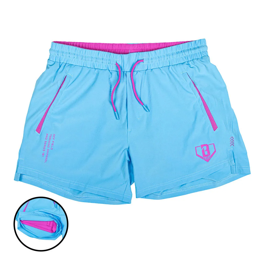 Pro Series Youth Shorts V2 with Liner - Blue