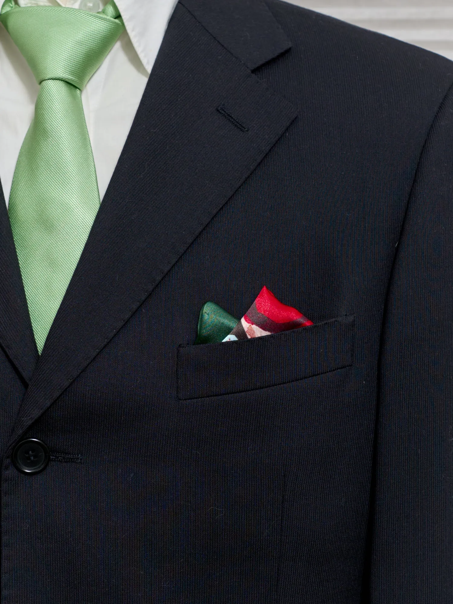 "Lost Cherries" Silk Pocket Square