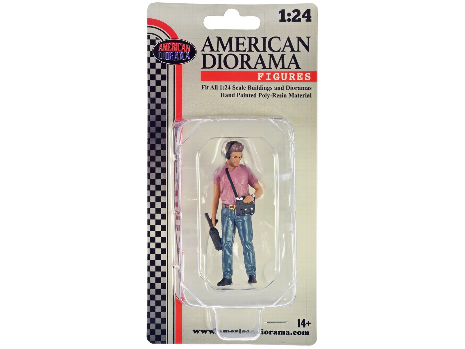 "On-Air" Figure 4 for 1/24 Scale Models by American Diorama