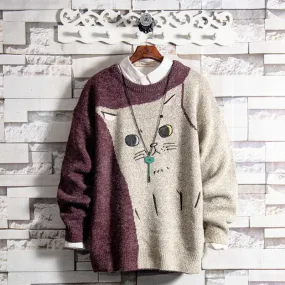 "Staring Cat" Sweater