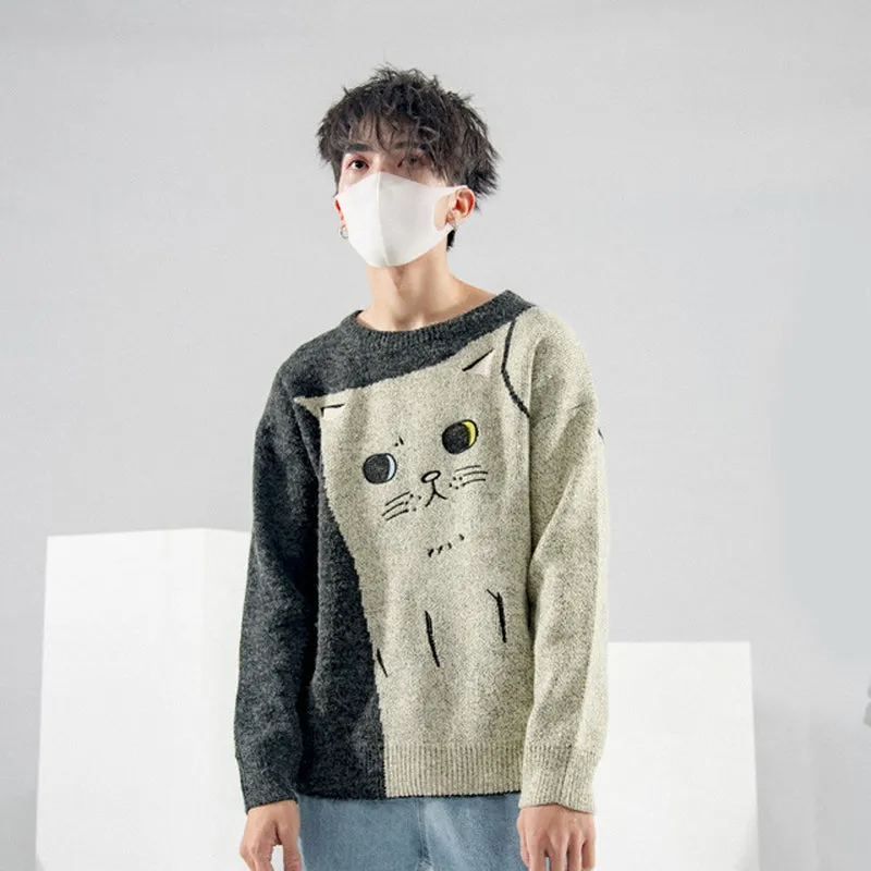 "Staring Cat" Sweater