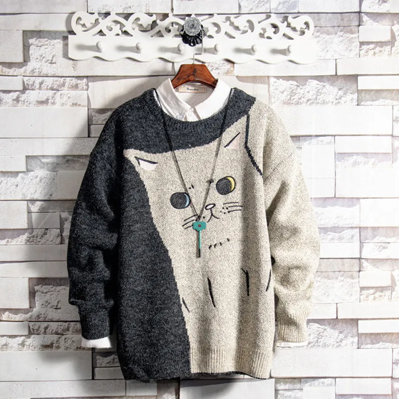 "Staring Cat" Sweater