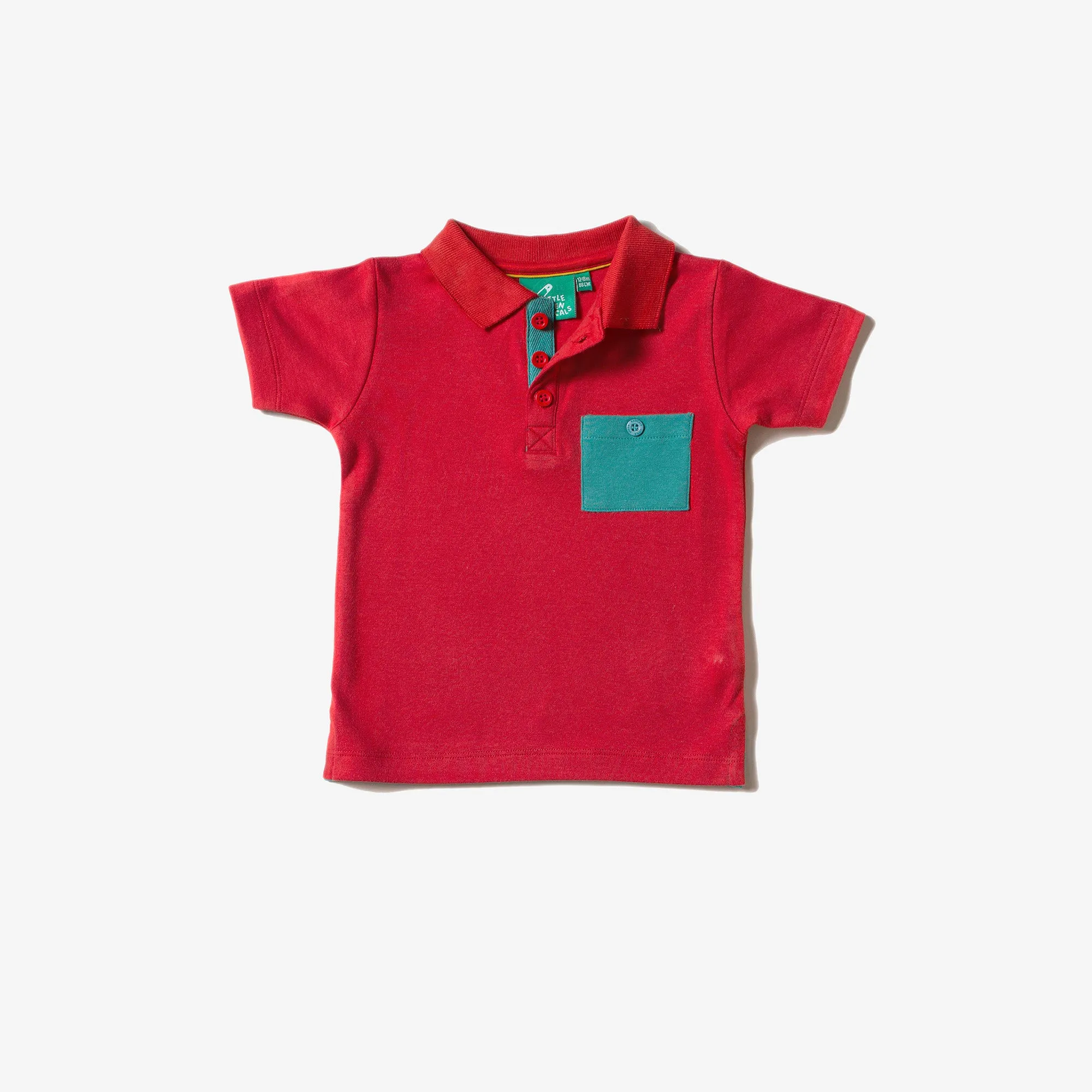 Red Short Sleeve Polo