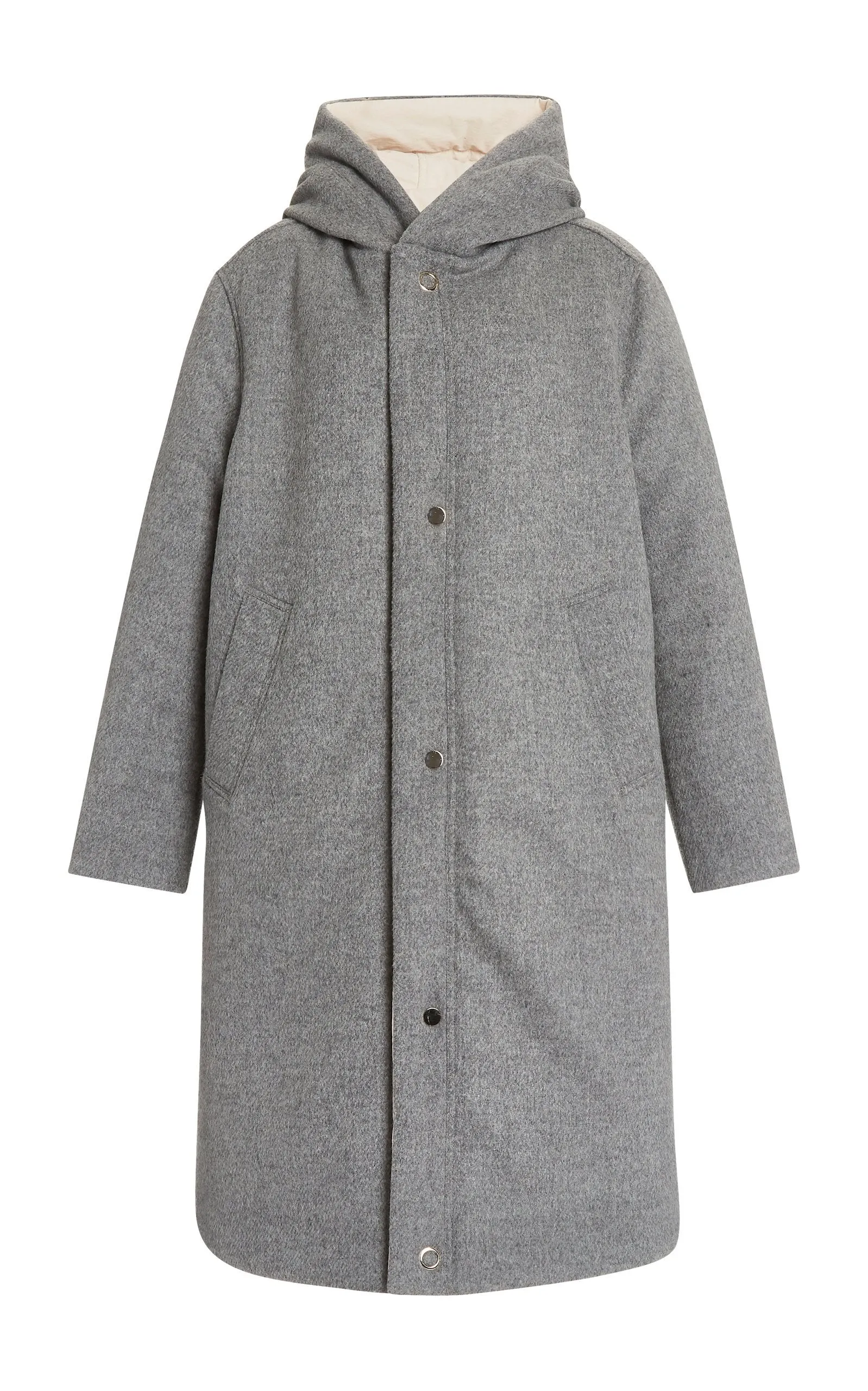 REVERSIBLE SUSTAINABLE DOWN WOOL COAT