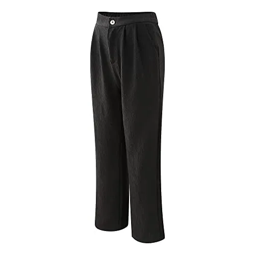 Richie House Women's Secretly Shapes Regular Fit Straight Leg Pant Long Pants RHW4086