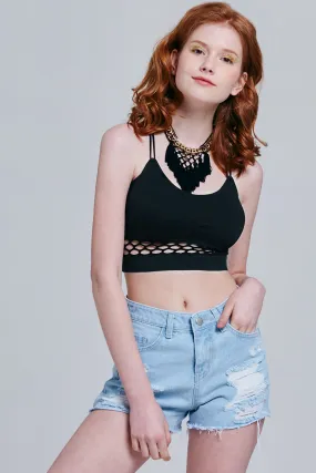 Rylee Mesh Crop Top