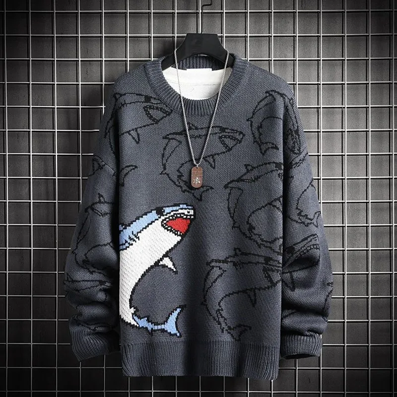 Shark Oversized Knit Sweater