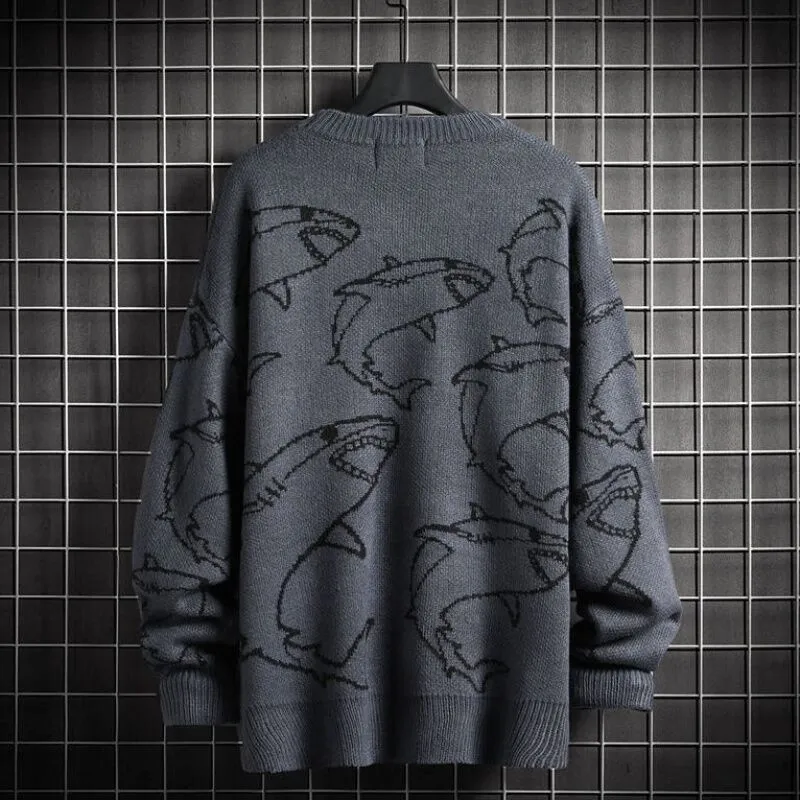 Shark Oversized Knit Sweater