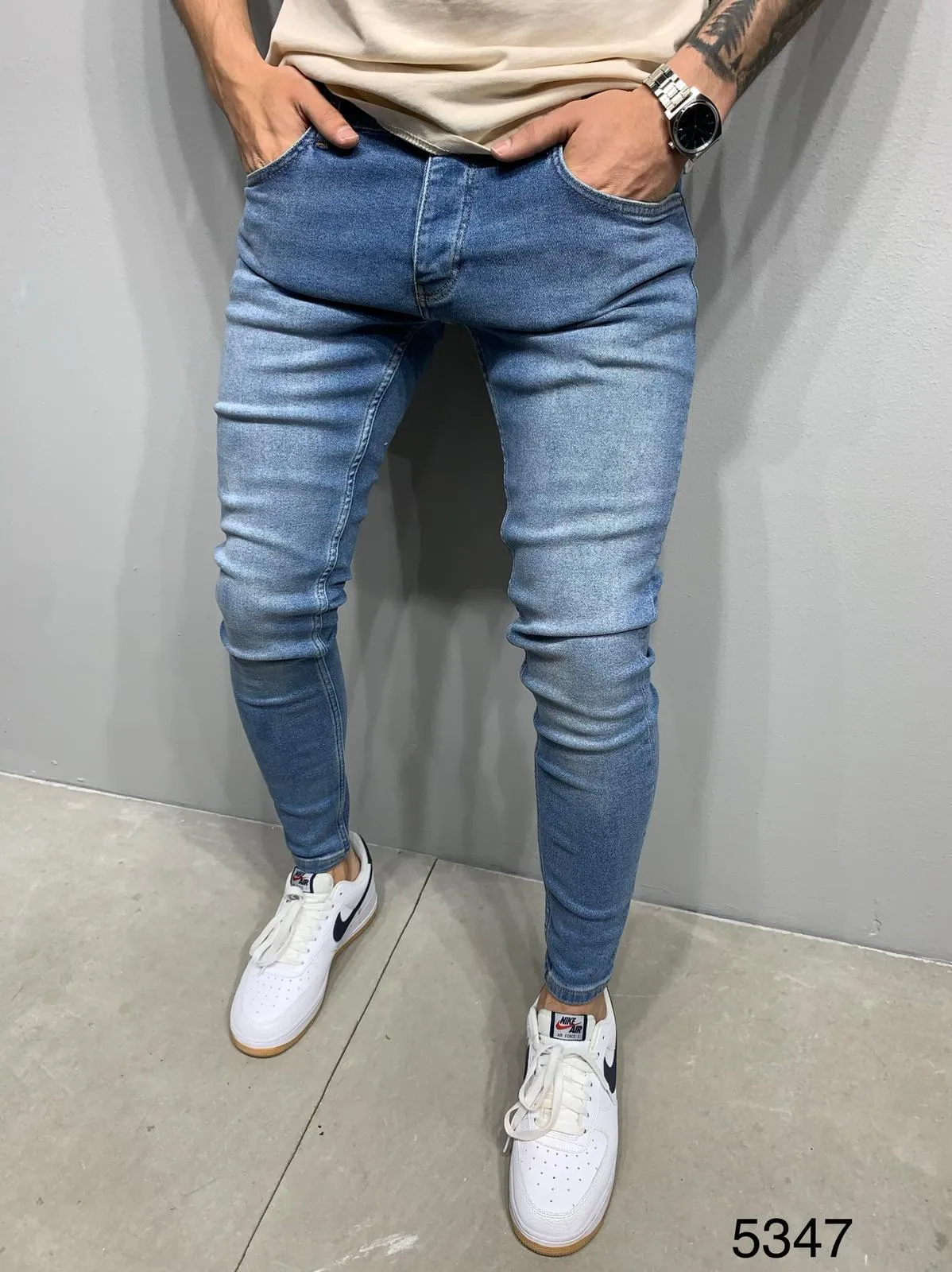 Sneakerjeans Blue Skinny Jeans AY951