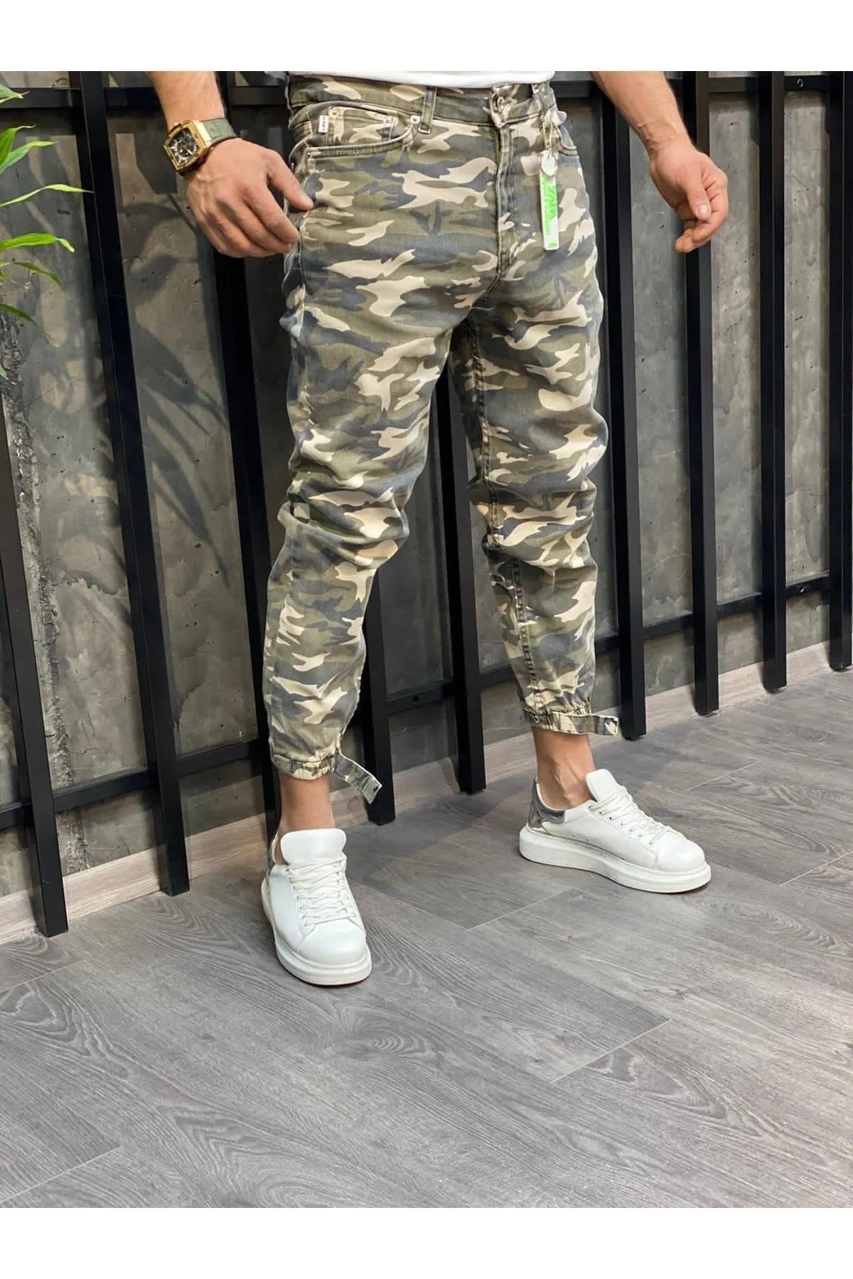 Sneakerjeans Camo Jogger Jeans NS053