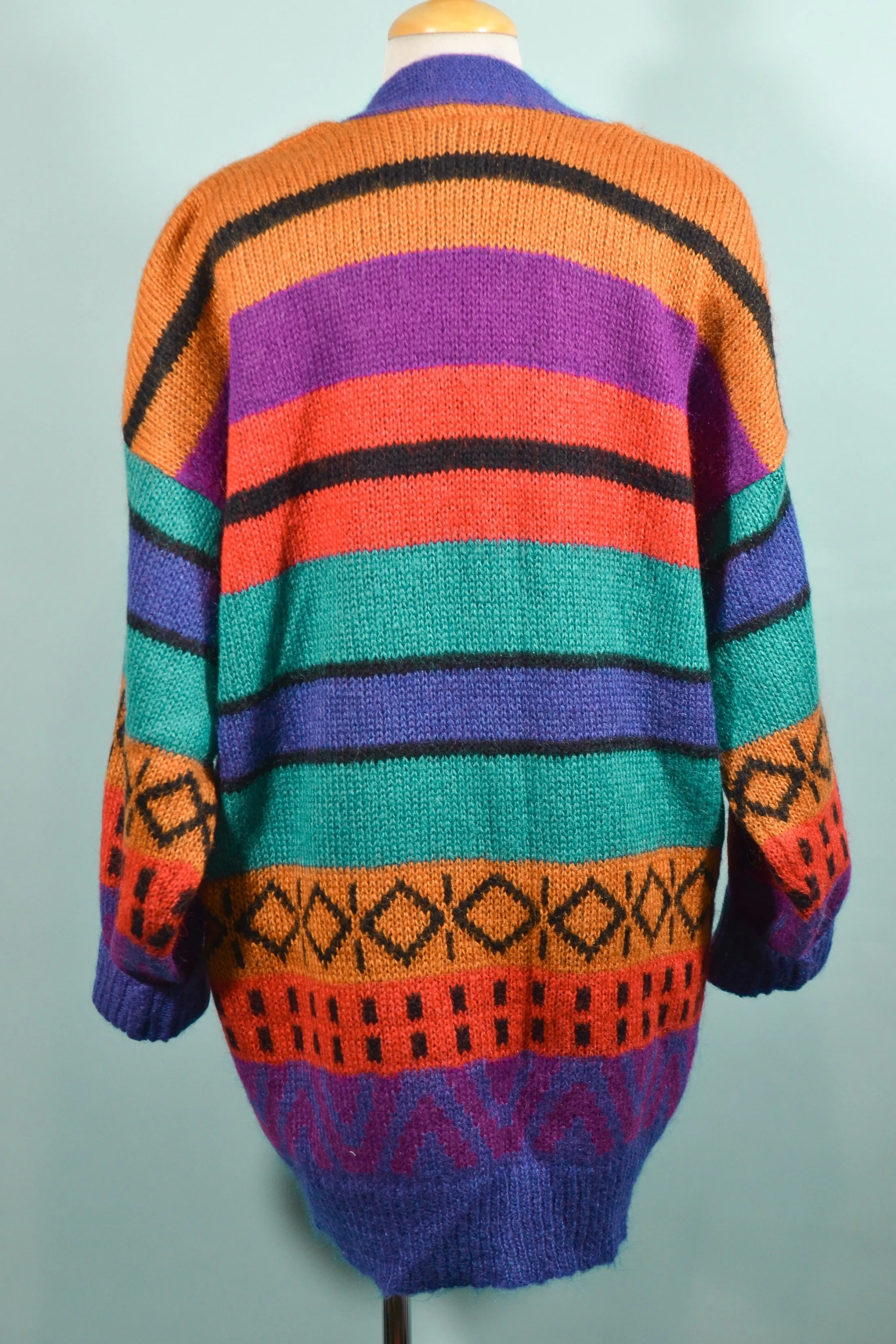 SOLD Paul Vivaldi 80s New Wave Sweater Jacket