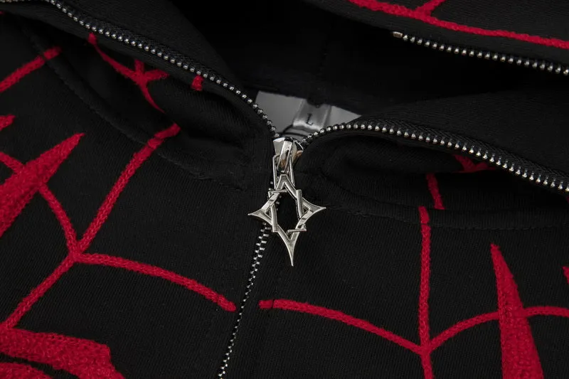 Spider | American Style Funny Zipper Hoodie