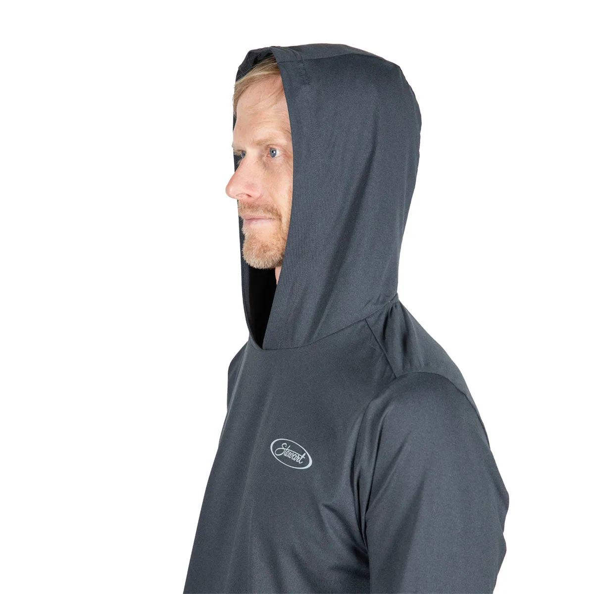 STEWART MEN'S CAMPTON  L/S TECH UV SURF HOODIE