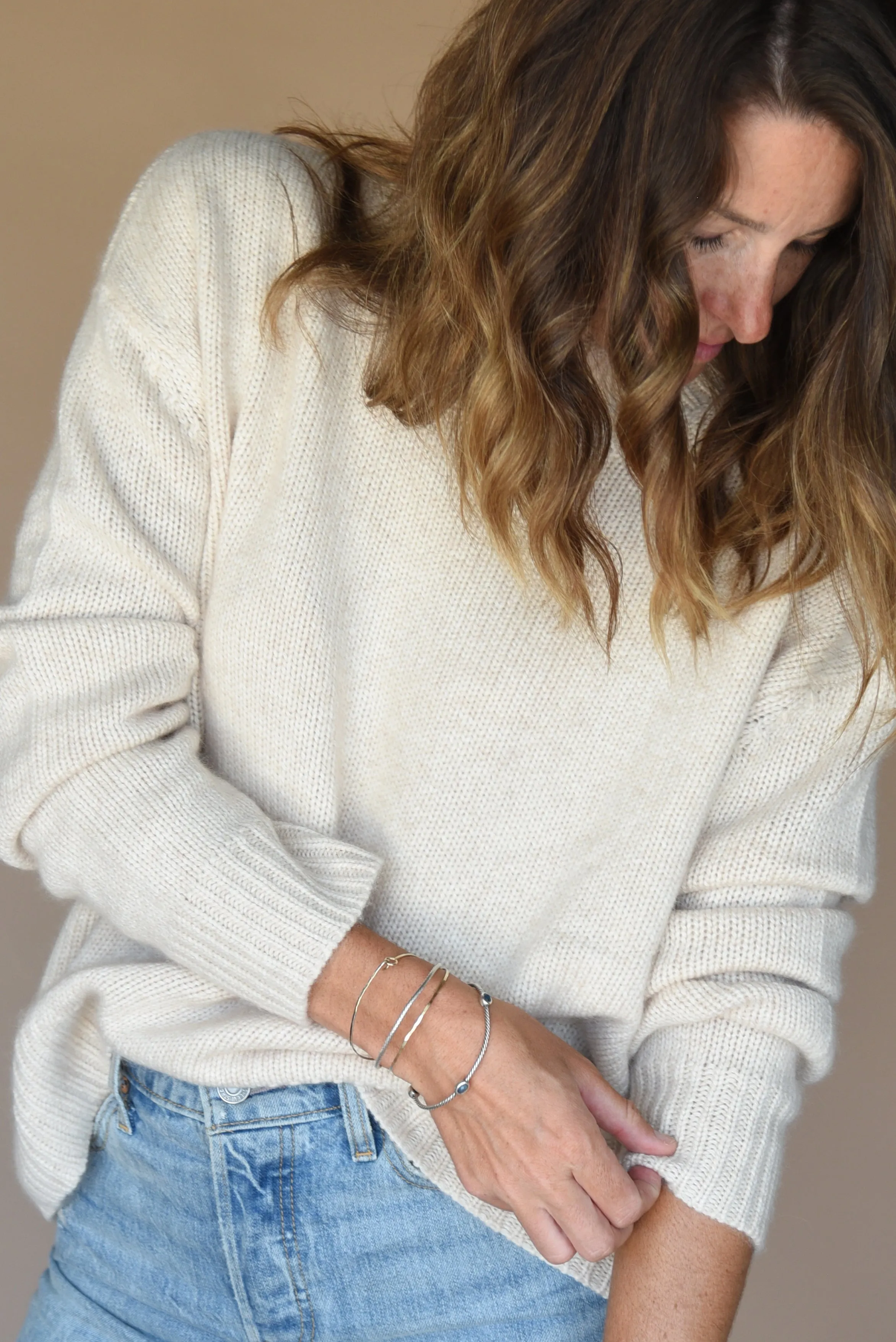 The Cashmere Carmel Sweater // Moon