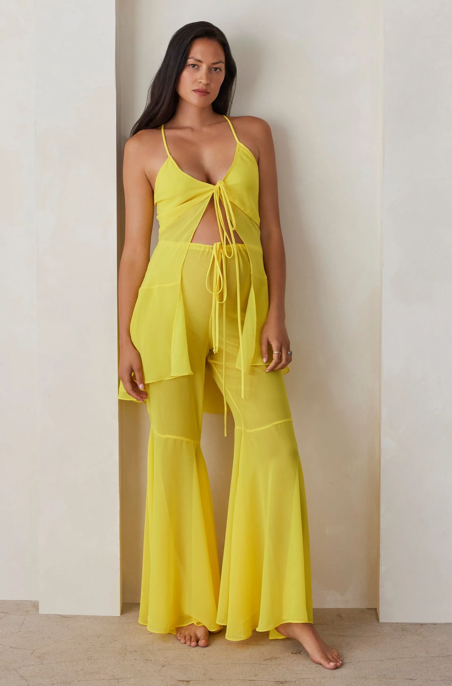 The Chiffon Flare Pant