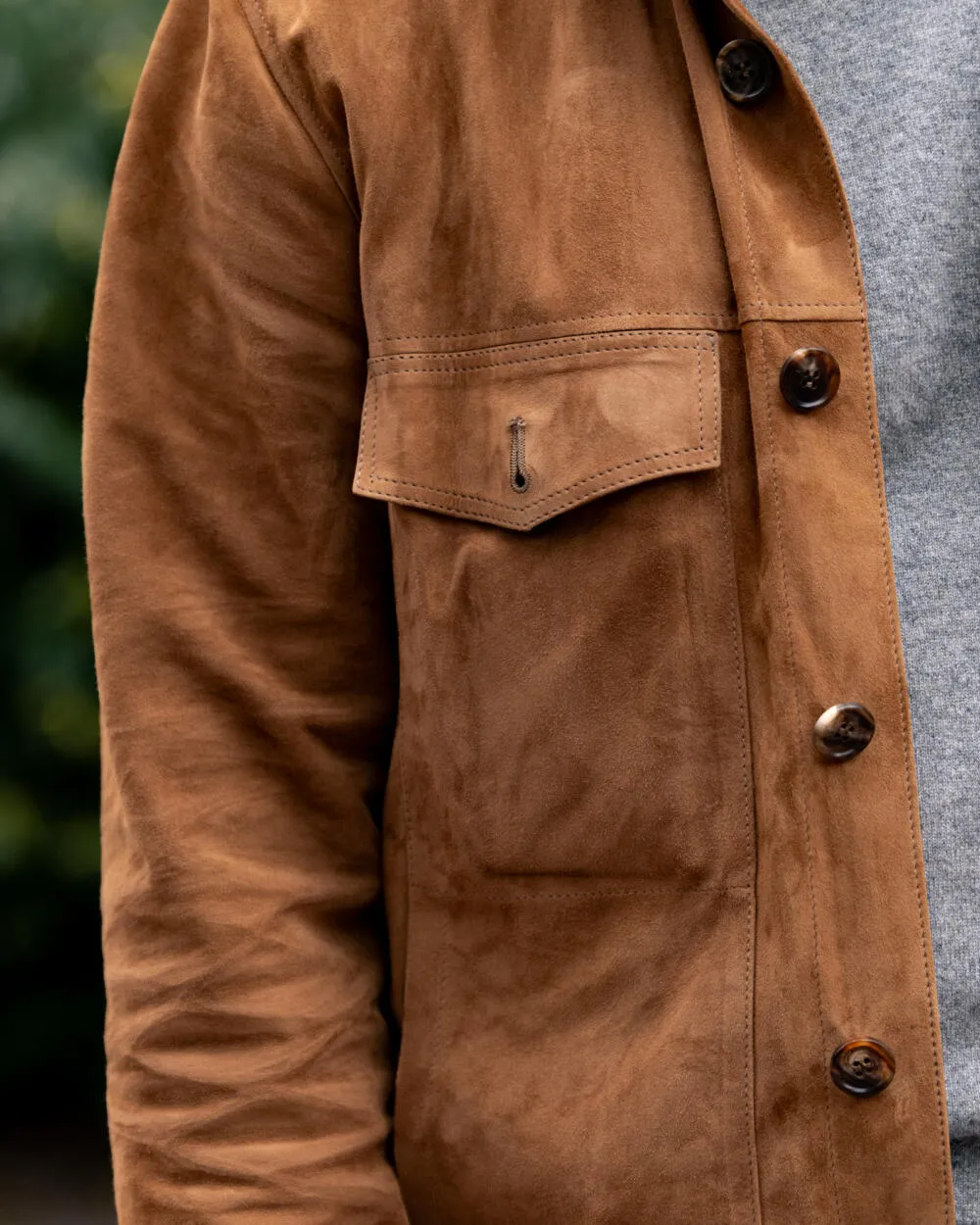 The Suede Overshirt