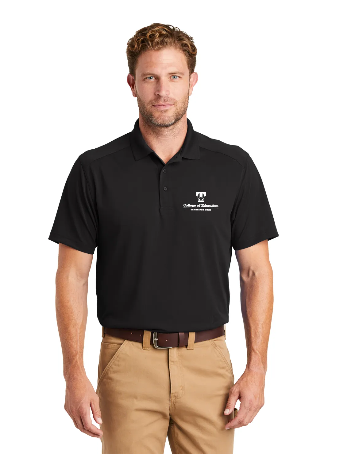 TTU - Men's Snag-Proof Long Sleeve Polo