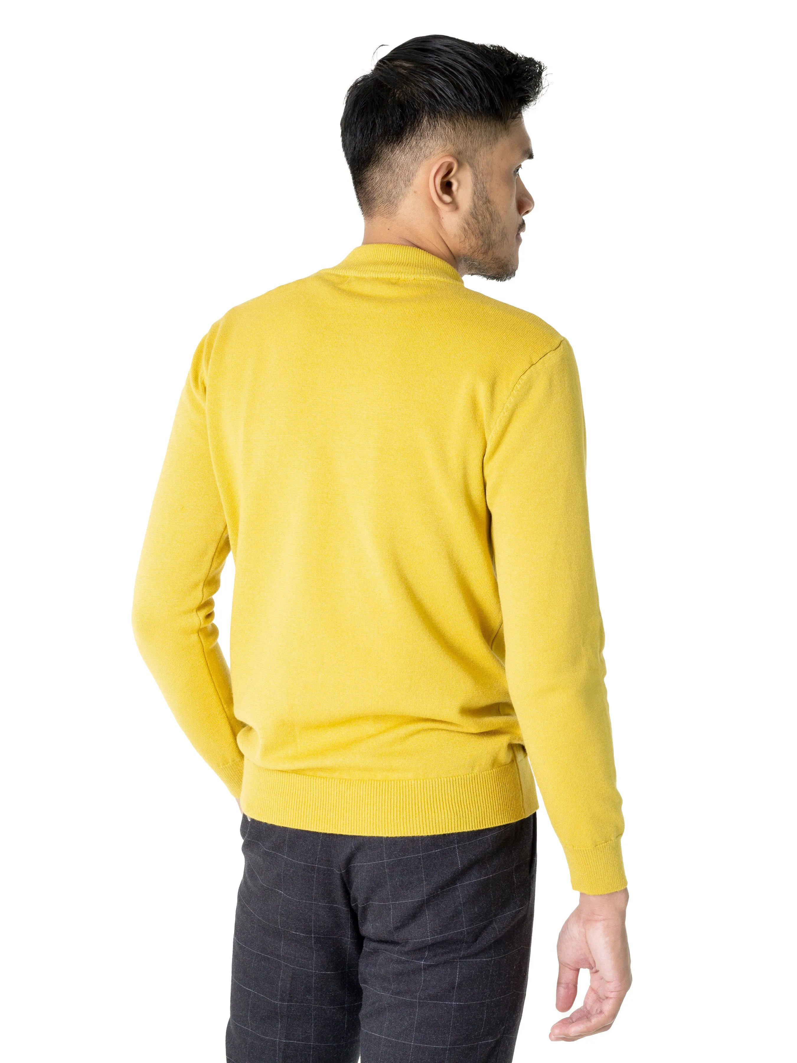 Turtleneck Sweater - Yellow