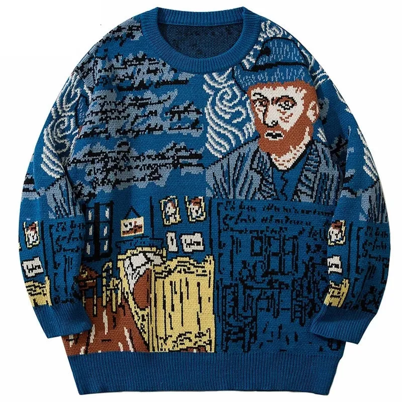 Van Gogh Life Memories Knit Sweater