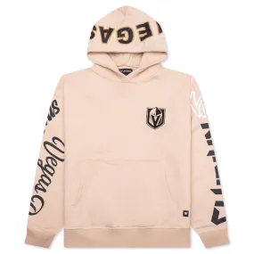 Vegas Golden Knights Cream Unisex Graphic Hoodie