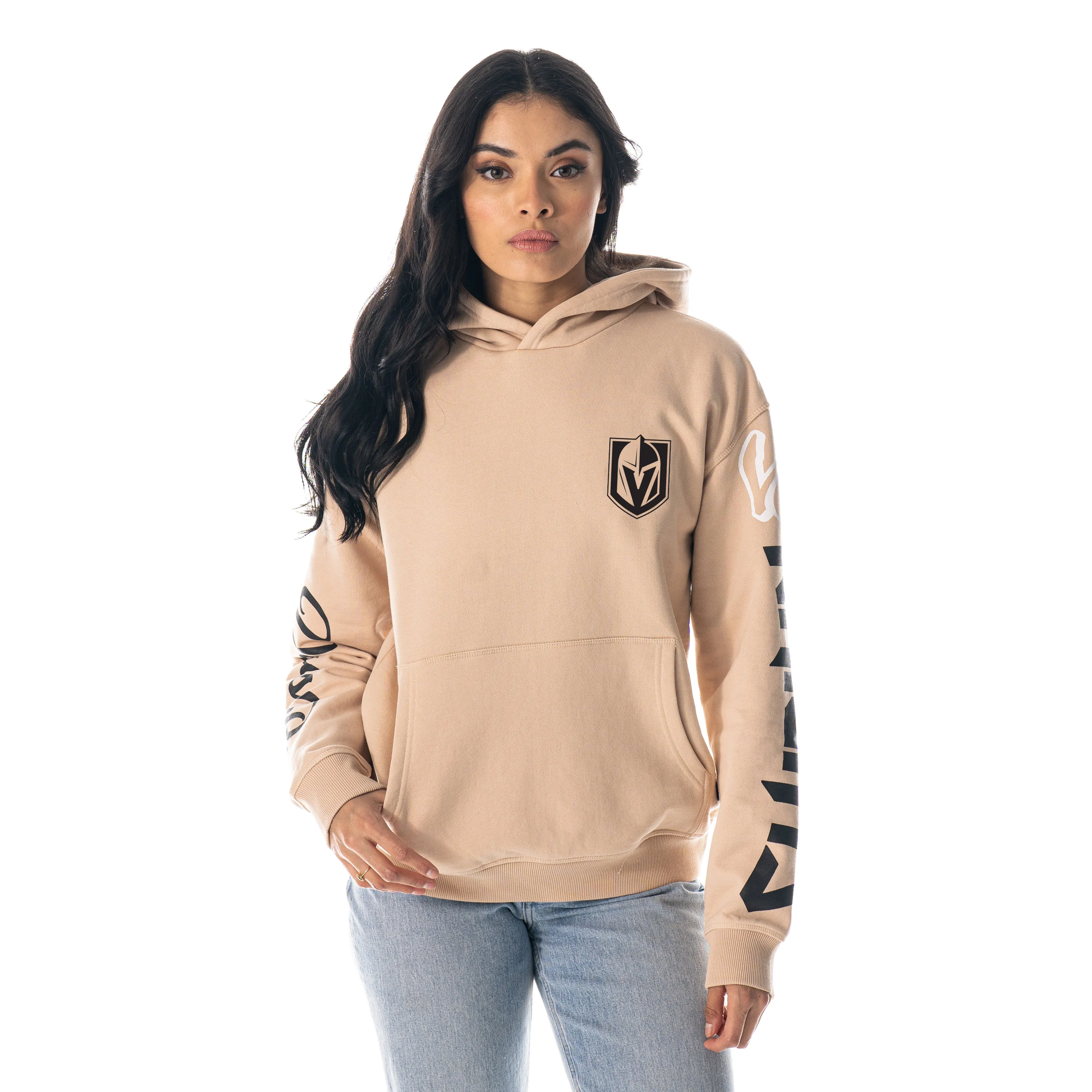 Vegas Golden Knights Cream Unisex Graphic Hoodie