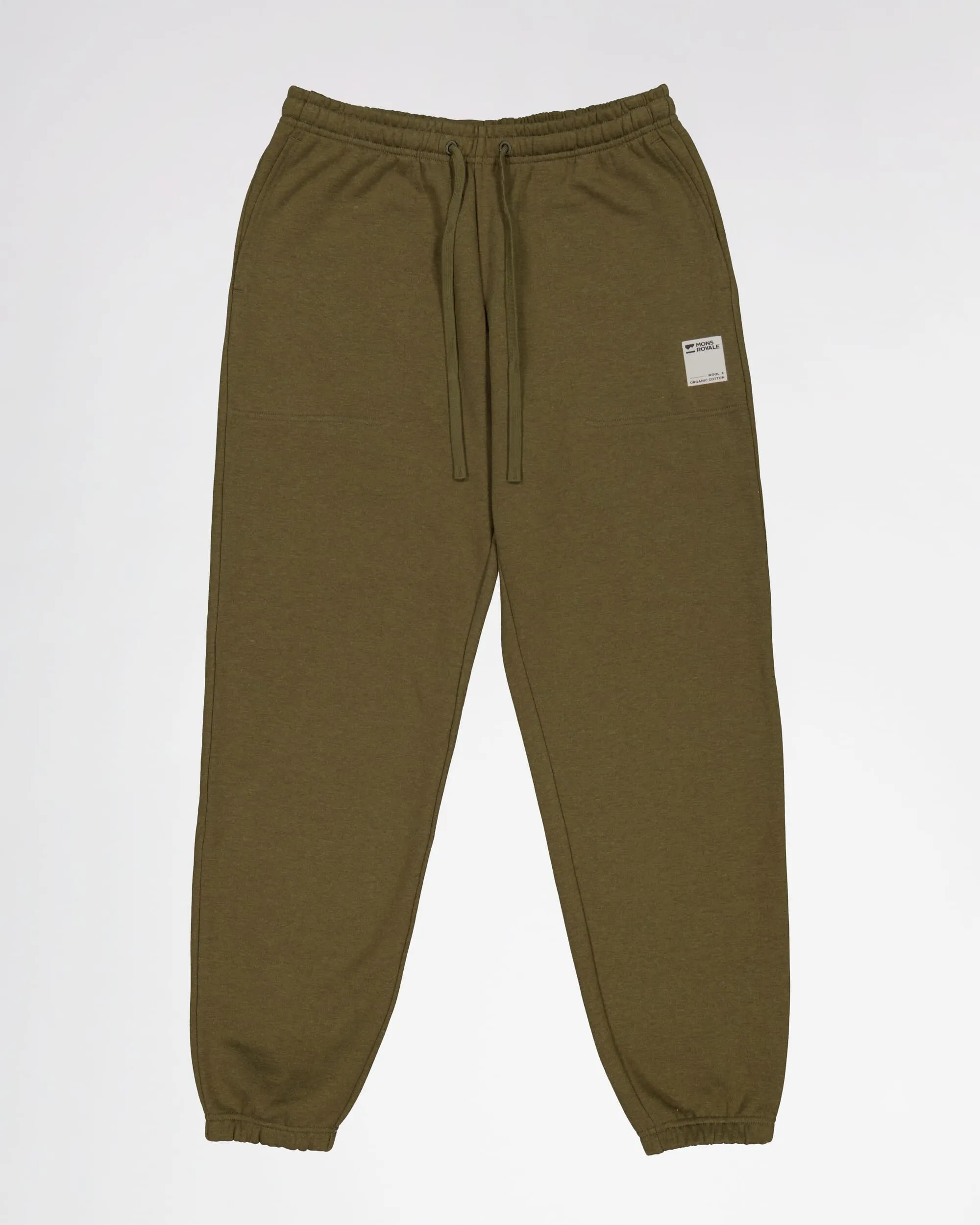 Verdant Merino Organic Cotton Sweatpants - Dark Olive