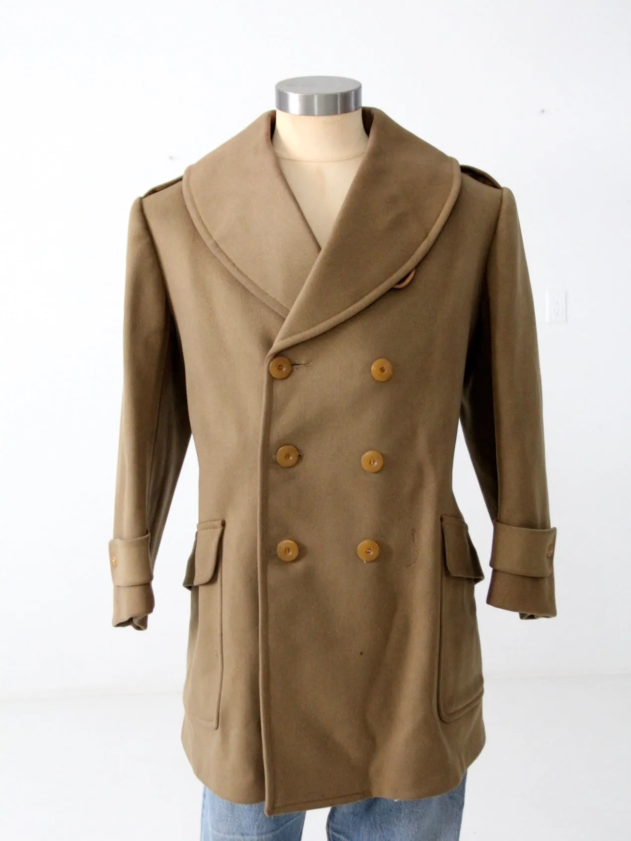 vintage US Army officer coat