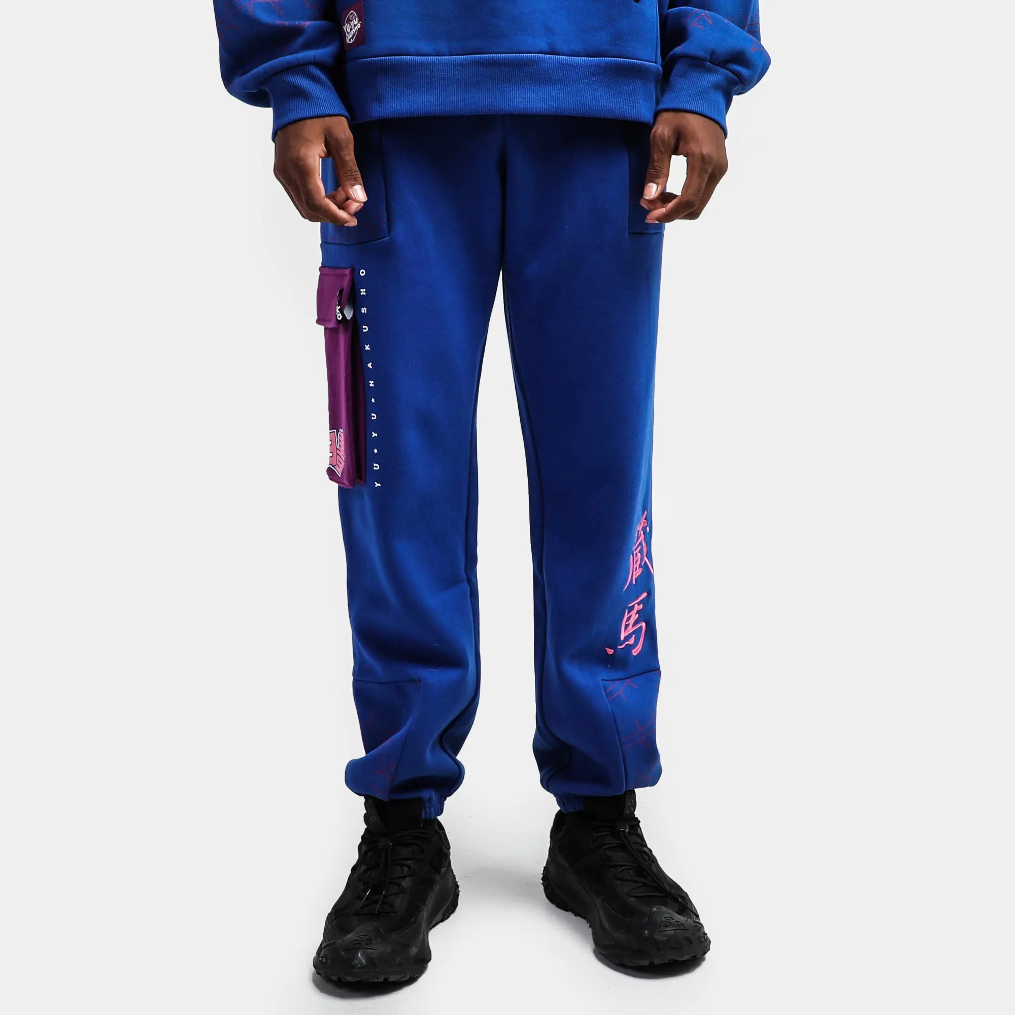 Yu Yu Hakusho Blue Cargo Sweatpants