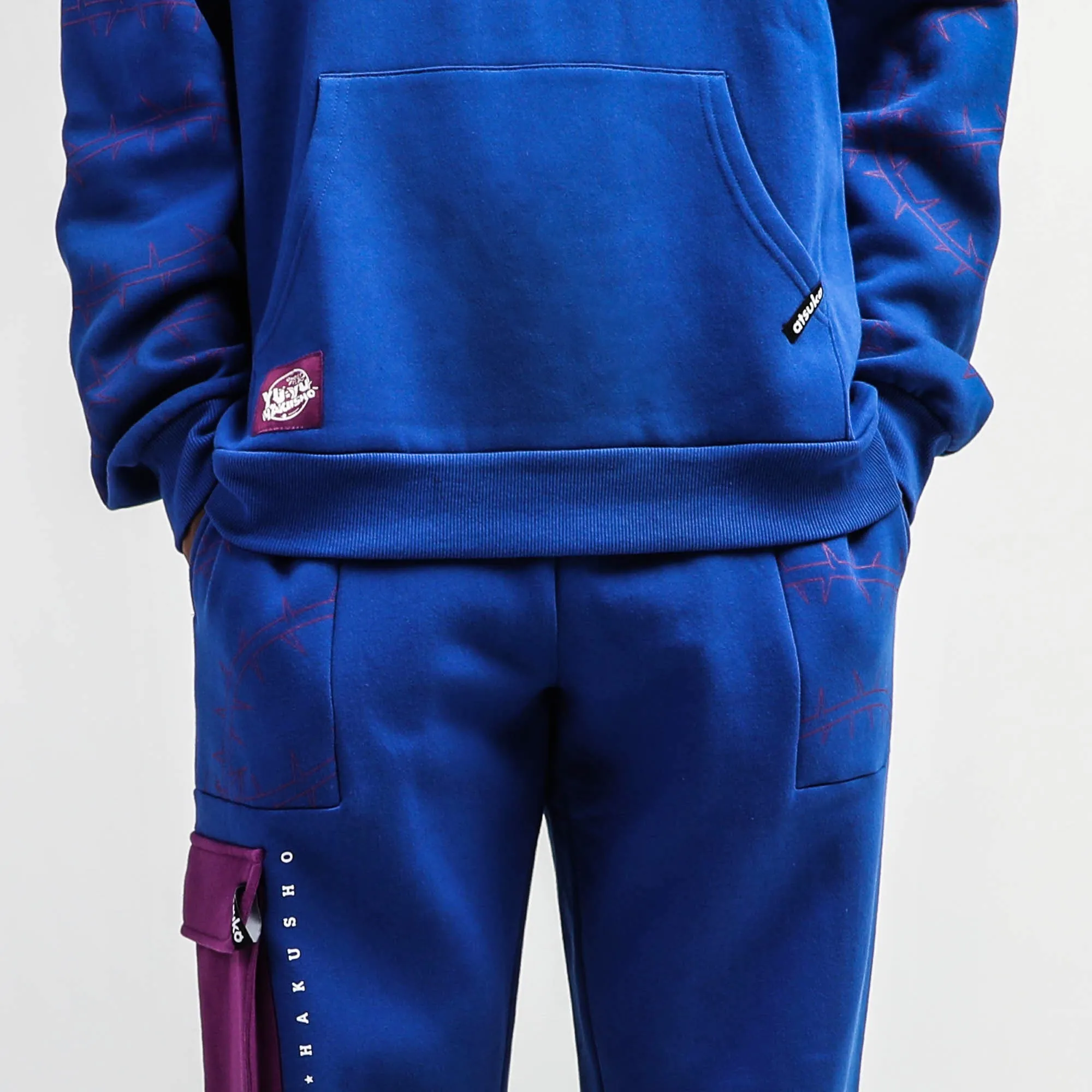 Yu Yu Hakusho Blue Cargo Sweatpants