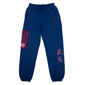 Yu Yu Hakusho Blue Cargo Sweatpants