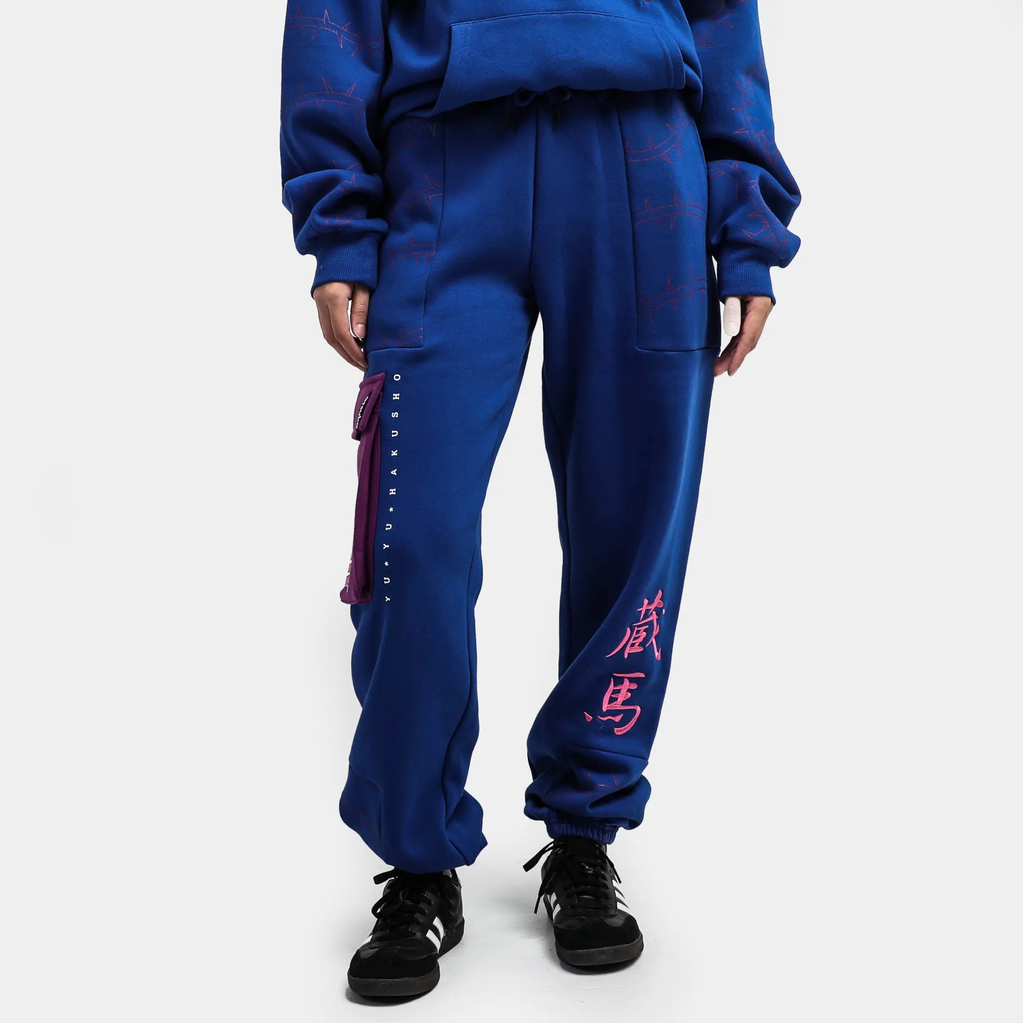 Yu Yu Hakusho Blue Cargo Sweatpants